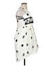 Unbranded Graphic White Ivory Cocktail Dress Size 16 - photo 4