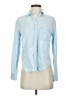 Rails 100% Lyocell Stars Blue Long Sleeve Button-Down Shirt Size XS - photo 1
