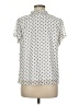 Beacon Polka Dots Ivory Short Sleeve Blouse Size M - photo 2
