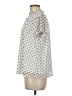 Beacon Polka Dots Ivory Short Sleeve Blouse Size M - photo 5