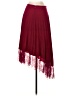A.L.C. 100% Polyester Burgundy Formal Skirt Size 2 - photo 2