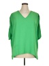 NY&C 100% Polyester Green Short Sleeve Blouse Size 1X - photo 1
