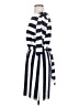 Gianni Bini 100% Polyester Stripes Blue Casual Dress Size S - photo 5