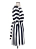 Gianni Bini 100% Polyester Stripes Blue Casual Dress Size S - photo 4