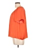 PREMISE 100% Polyester Orange Short Sleeve Blouse Size L - photo 5