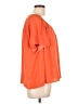 PREMISE 100% Polyester Orange Short Sleeve Blouse Size L - photo 4