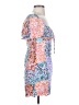 Primark 100% Viscose Print Blue Cocktail Dress Size 2 - photo 4