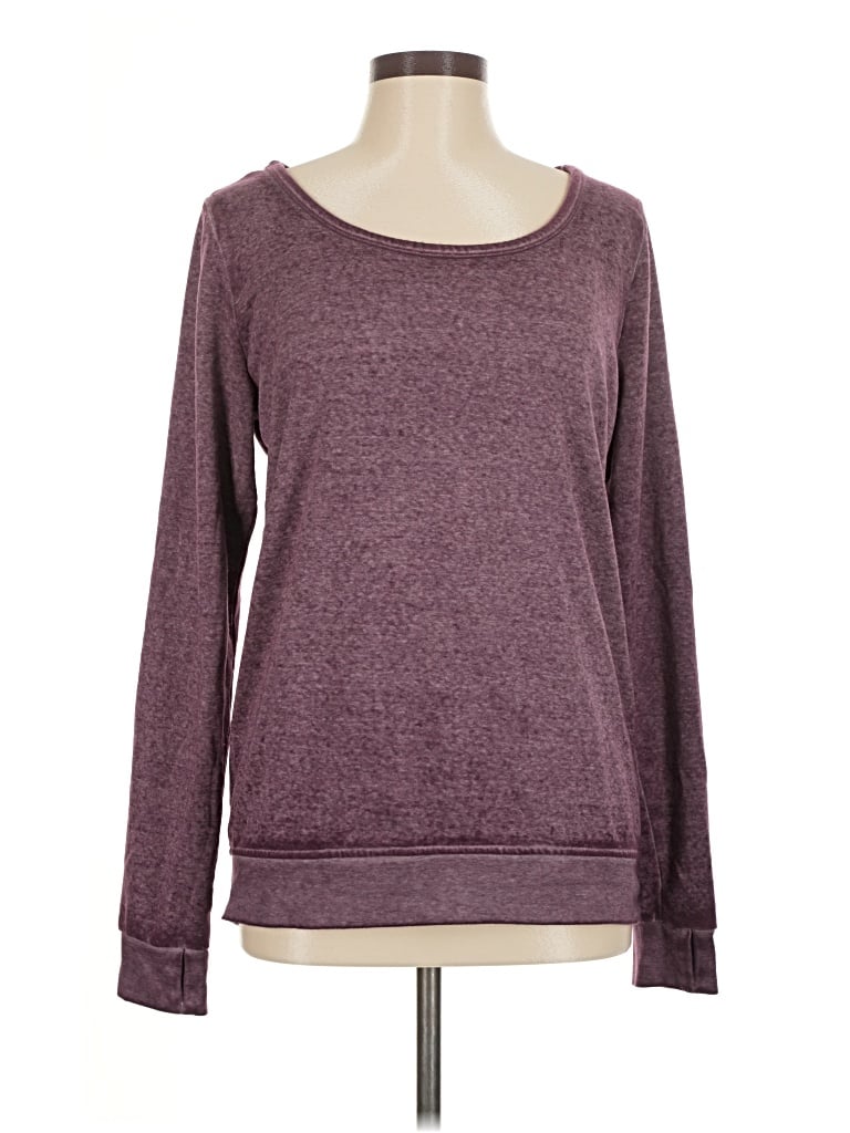 Pre-owned Threads 4 Thought Pullover Sweater In Purple