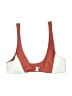 Zaful Color Block Ivory Swimsuit Top Size M - photo 1