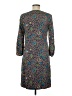 Boden 100% Polyester Print Teal Casual Dress Size 6 - photo 2