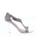 Glint Gray Silver Heels Size 10 - photo 1