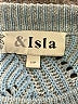 Isla Chevron-herringbone Blue Cardigan Size S - photo 7