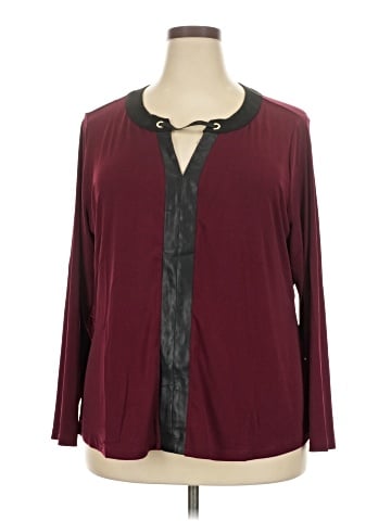 Carmen Carmen Marc Valvo Long Sleeve Blouse (view 1)