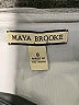 Maya Brooke 100% Polyester Gray Cocktail Dress Size 8 - photo 7