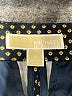 MICHAEL Michael Kors 100% Polyester Chevron-herringbone Gold Shorts Size 4 - photo 3