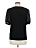 CeCe Black Short Sleeve Top Size M - photo 2