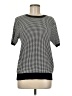 Anne Klein Houndstooth Black Pullover Sweater Size M - photo 1