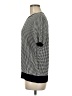 Anne Klein Houndstooth Black Pullover Sweater Size M - photo 5