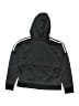 Adidas 100% Polyester Black Zip Up Hoodie Size 16 - photo 2