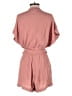 Shore 100% Rayon Solid Pink Romper Size S - photo 2