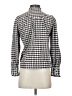 Rails Houndstooth Gray Long Sleeve Blouse Size XS - photo 2