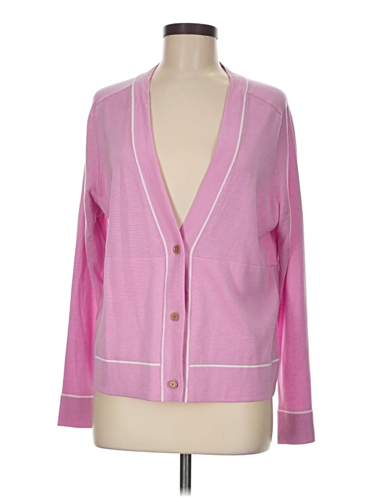 Pre-owned Athleta Cardigan Sweater In Pink