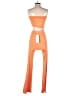 Lezat Color Block Orange Jumpsuit Size S - photo 2