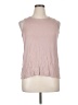 Halogen Pink Sleeveless T-Shirt Size XL - photo 1