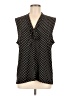 Anne Klein Polka Dots Black Sleeveless Blouse Size M (estimated) - photo 1