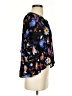 Knitee Black 3/4 Sleeve Blouse Size XS - photo 4