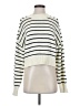 Q2 Stripes Ivory Pullover Sweater Size S - photo 1