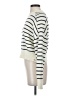 Q2 Stripes Ivory Pullover Sweater Size S - photo 5