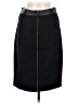 Pure Navy 100% Polyester Solid Black Formal Skirt Size 8 - photo 1