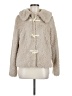 Kensie 100% Polyester Ivory Faux Fur Jacket Size M - photo 1