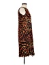 FUZZI 100% Polyester Animal Print Brown Cocktail Dress Size EU (IT) 42 / US 6 - photo 4