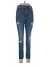 Express Outlet Hearts Blue Jeans Size 10 - photo 1