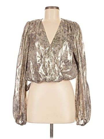 Ramy Brook Long Sleeve Silk Top (view 1)