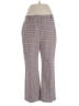 Boden Checkered-gingham Multi Color Brown Casual Pants Size 12 - photo 1