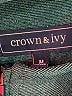 Crown & Ivy 100% Polyester Teal Turtleneck Sweater Size M - photo 7