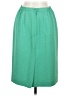 Kasper A.S.L. 100% Polyester Solid Green Casual Skirt Size 6 (petite) - photo 1
