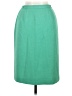 Kasper A.S.L. 100% Polyester Solid Green Casual Skirt Size 6 (petite) - photo 2