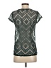 Kimchi Blue Silver Short Sleeve Top Size S - photo 2