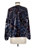 Talbots Paisley Blue Long Sleeve Blouse Size M - photo 2