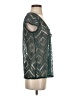 Kimchi Blue Silver Short Sleeve Top Size S - photo 4