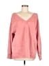 Mono b Pink Pullover Sweater Size M - photo 1