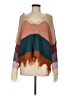 Miracle Color Block Orange Pullover Sweater Size Med - Lg - photo 1