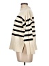 Unbranded 100% Polyester Stripes Ivory Turtleneck Sweater Size L - photo 5