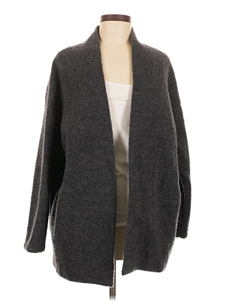 Pre-owned Assorted Brands Coat In Gray