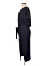 Shein Solid Black Casual Dress Size L - photo 5