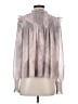 Wilfred Silver Long Sleeve Blouse Size S - photo 2